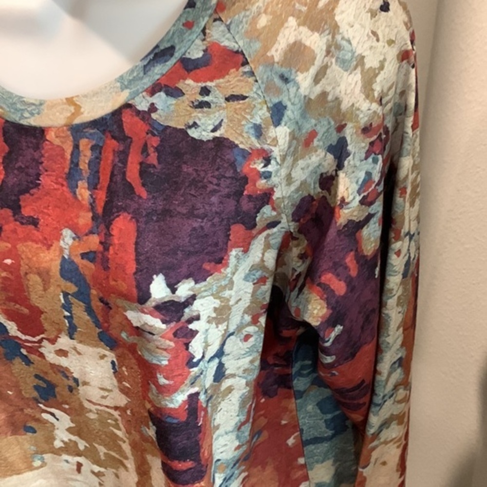 ABSTRACT SPLATTER SWEATER Size Large - Picture 3 of 7
